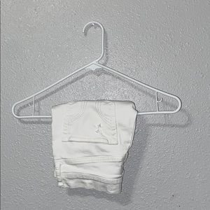 Hollister White Highwaisted Shorts